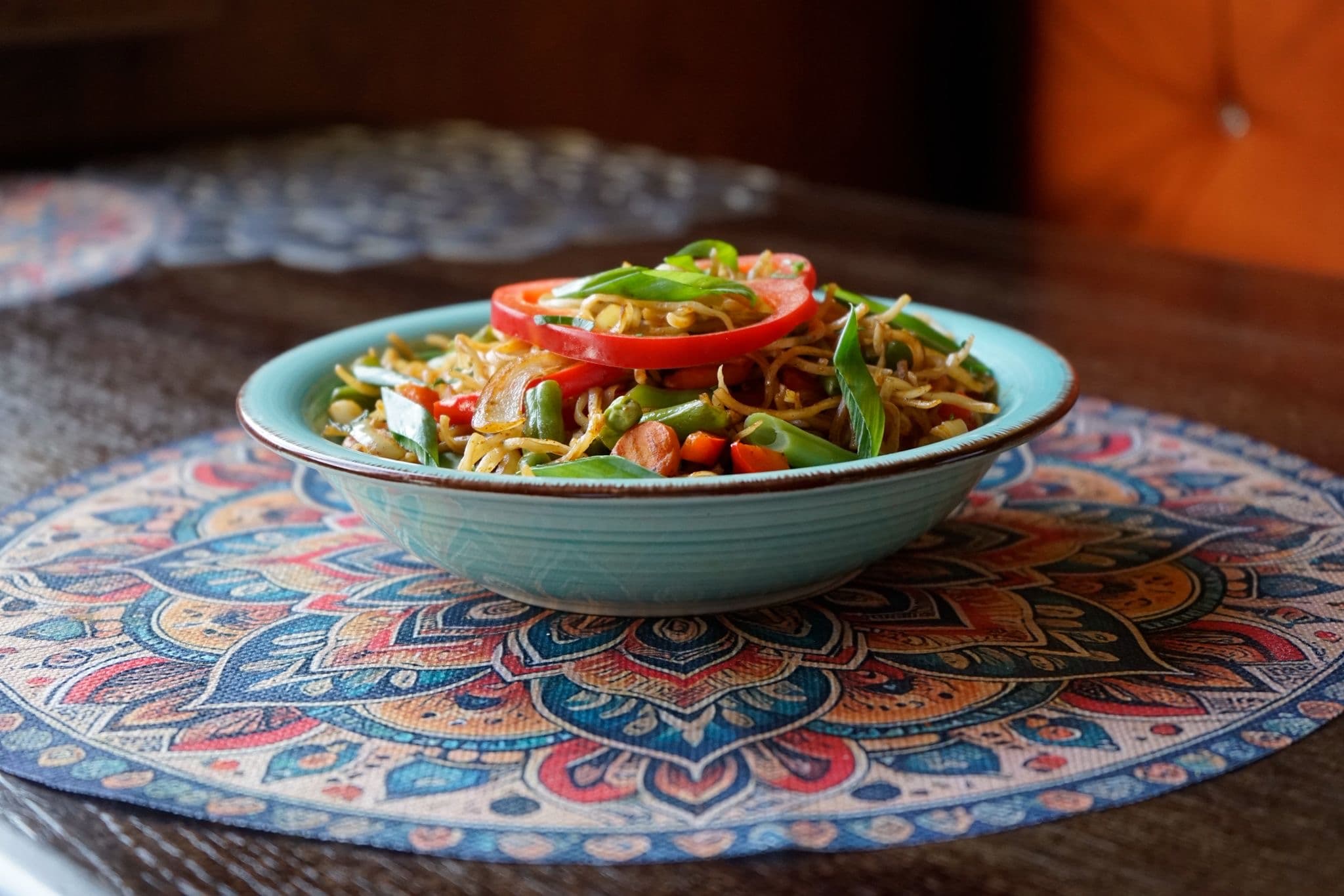 Prawns noodles